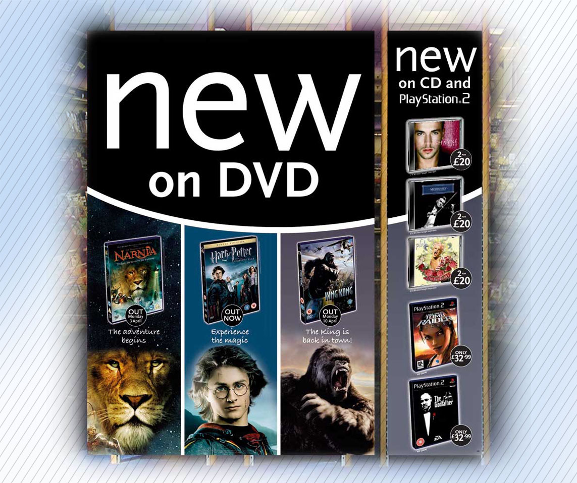 WHSmith store graphics Harry Potter
